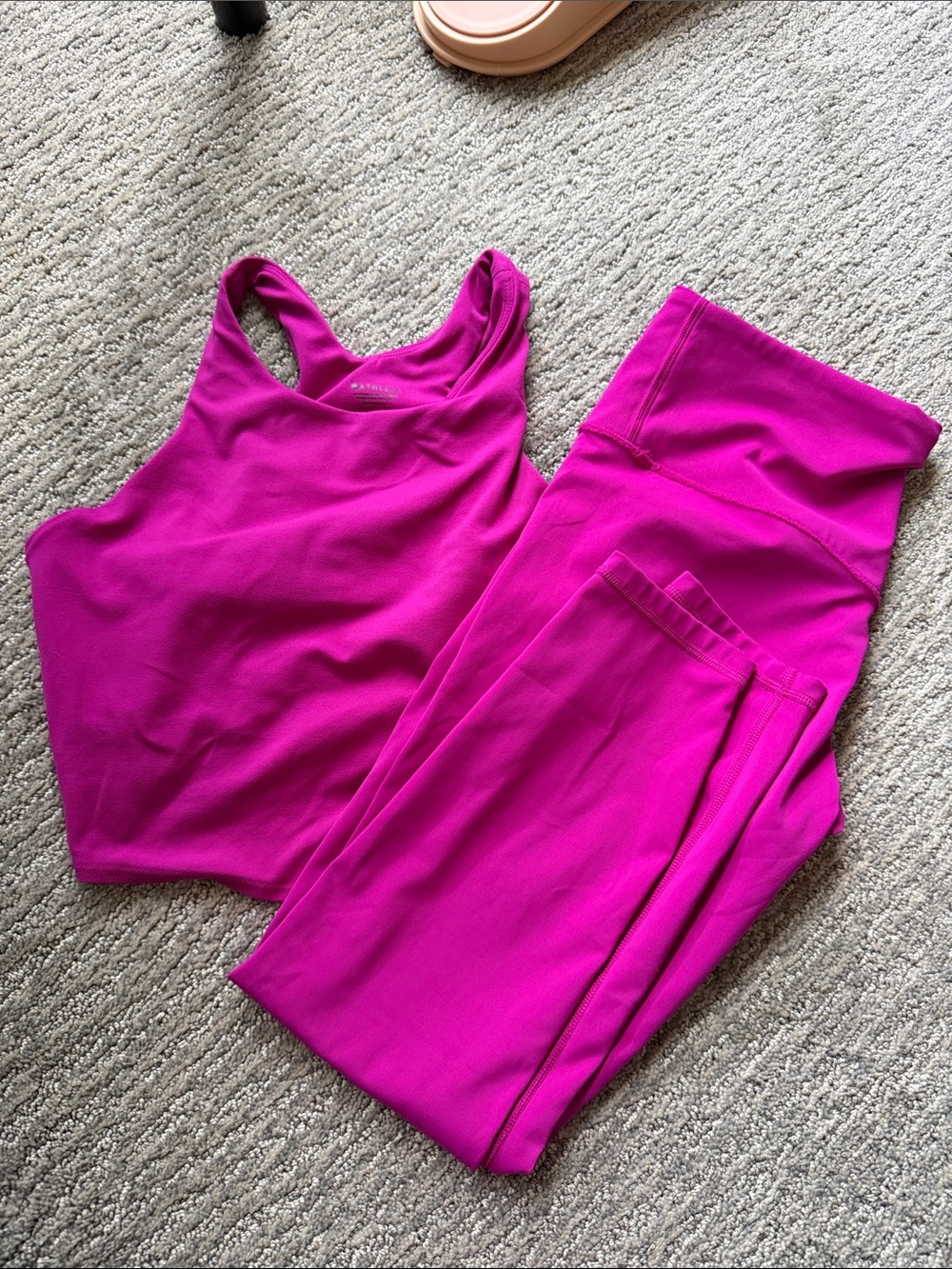 Athleta pink set
